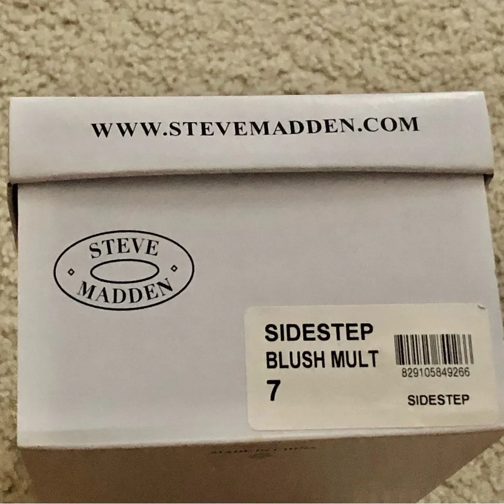Steve Madden Women’s Sandals Sidestep Sequined Slip On Flats - Picture 12 of 14